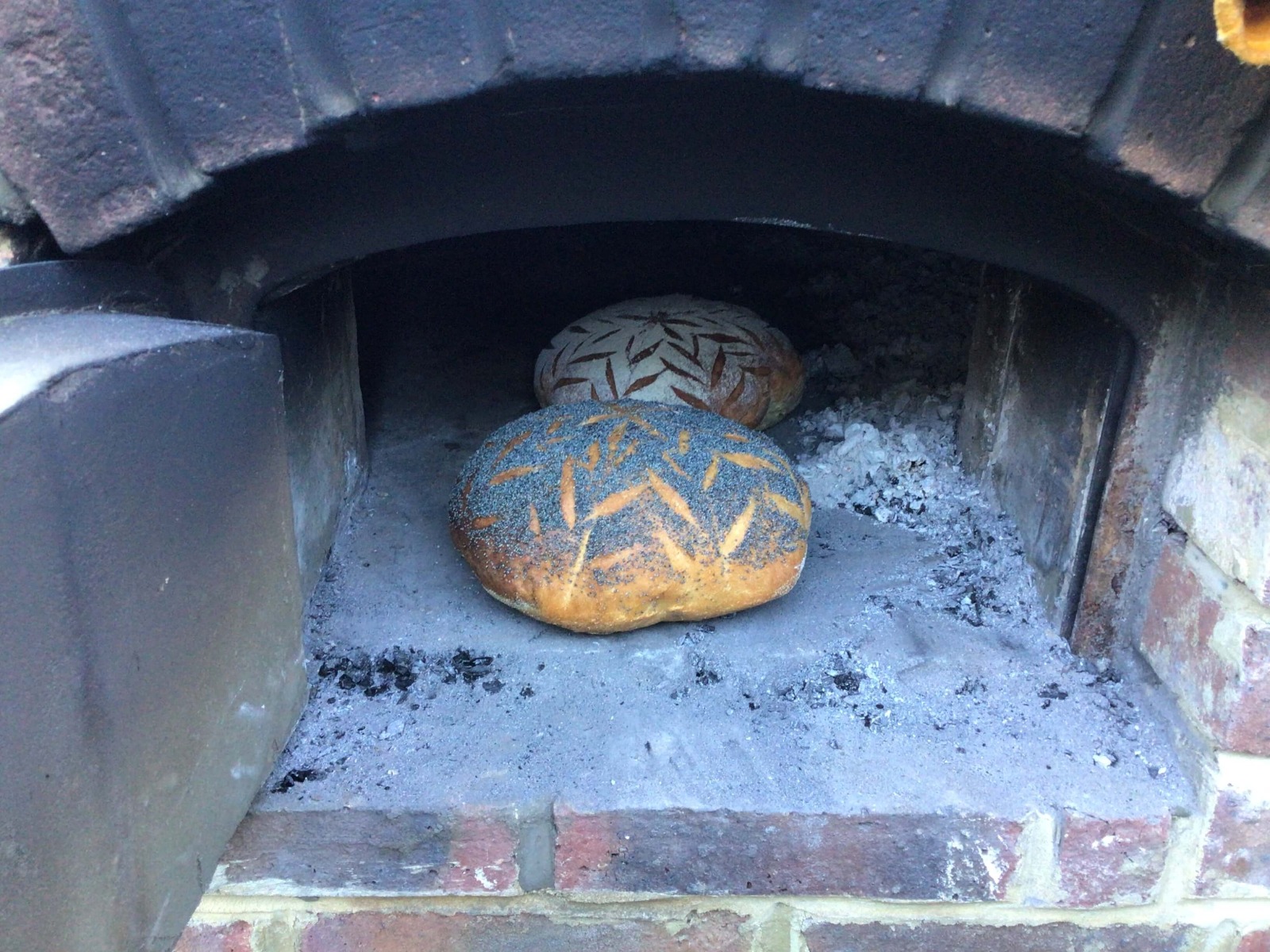 Wood fired bread oven