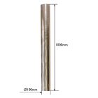 Chimney Flue Straight Pipe 1Mtr