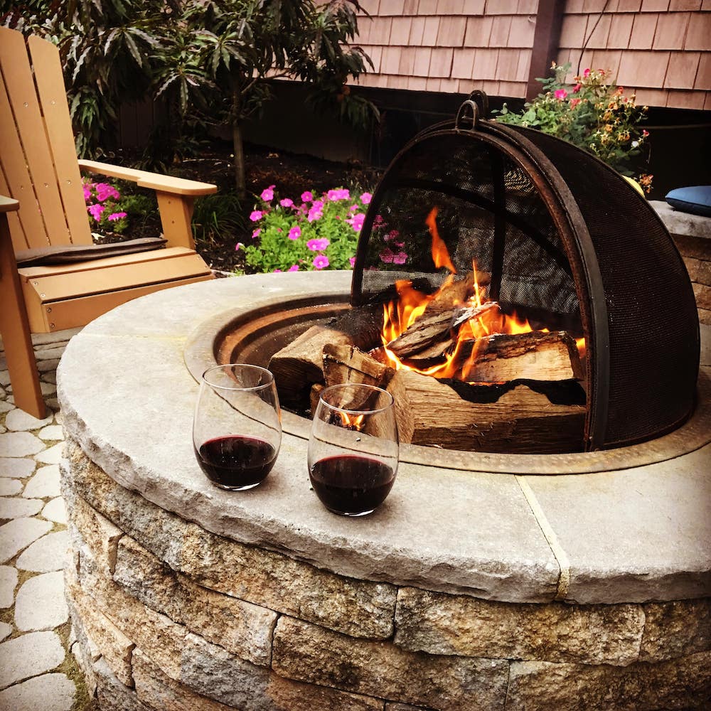 ready-made fire pit that can withstand high heat